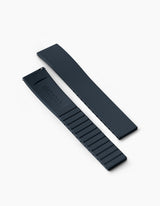 Navy FKM rubber watch strap