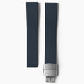Navy FKM rubber watch strap
