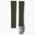 Olive FKM rubber watch dtrap