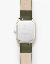 Symmetria Series - Olive Leather Watch Band