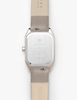 Symmetria Series - Taupe Leather Watch Band