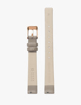 Symmetria Series - Taupe Leather Watch Band