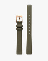 Symmetria Series - Olive Leather Watch Band